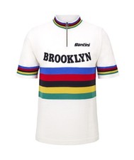 Maglia lana manica corta Santini Brooklyn campione del mondo