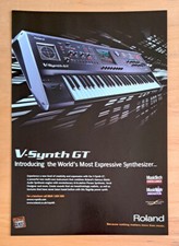 ROLAND V-SYNTH GT RIVISTA PUBBLICITÀ SINTETIZZATORE