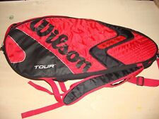 WILSON PRO Tour (K) Factor COMBI TENNIS RACKET Bag+PALLE E PORTAPALLE