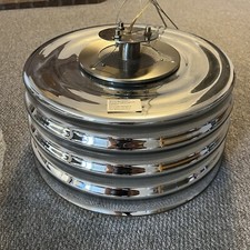 Lampada a sospensione Penta Light Chi paralume in vetro illuminazione di design rara