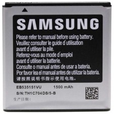 Samsung Batteria Originale EB535151VU per GALAXY S ADVANCE I9070 Pila USATA Bulk
