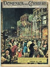 DOMENICA DEL CORRIERE 1961/52=MILANO DUOMO LUMINARIE=MOLVEDO=MINA=ARMANDO DIAZ=