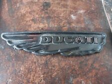 SCRITTA DUCATI  SCRAMBLE  scritta VINTAGE PLASTICA.