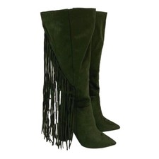 Stivali donna texani camoscio