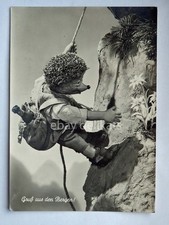 MECKI Gruss aus den Bergen alpinismo AK vintage old postcard vecchia cartolina 