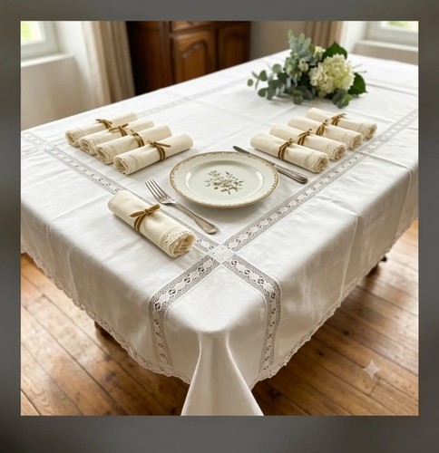 Tovaglia lino vintage - lino,