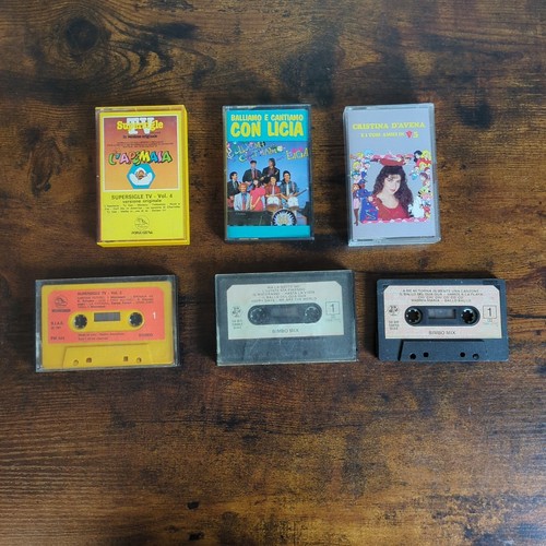 Lotto musicassette cristina - musicassette,