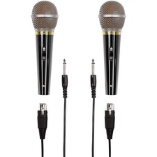 Set 2x Hama Microfono Dinamico