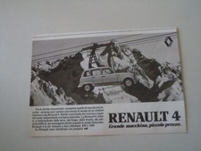 advertising Pubblicità 1981 RENAULT 4