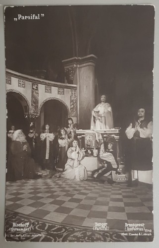 Cartolina epoca parsifal - d'epoca, "parsifal"