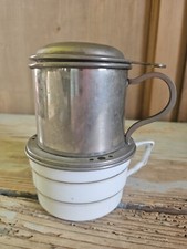 Vecchia Caffettiera A Percolazione In Metallo -raf-