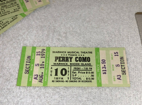 Perry como biglietto concerto - como,
