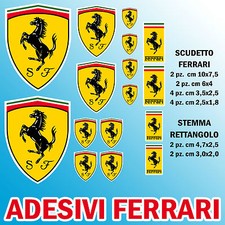 16 PEZZI KIT ADESIVI FERRARI