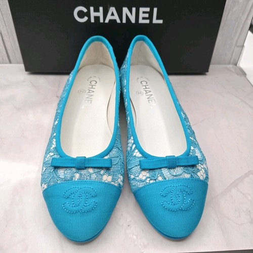 Chanel ballerine pizzo logo - ballerine, in