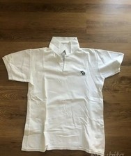 T-shIrt Maglietta Maglia Polo Abercrombie & Fitch 9 - 12 Anni Bianca