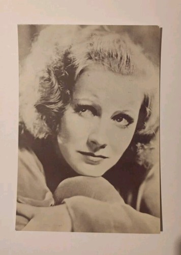 Carte postale actrice - actrice, greta