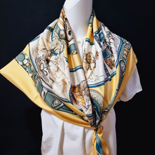 RARA SCIARPA DI SETA VINTAGE