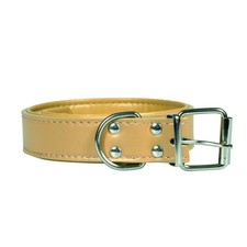 Collare per cani finto cuoio imbottito