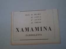 advertising Pubblicità 1951 XAMAMINA ZAMBELETTI