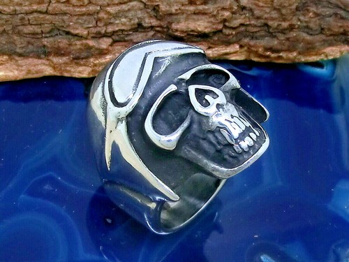 Teschio casco anello - casco,