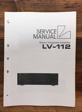 Luxman 112 amplificatore - luxman, lv-112