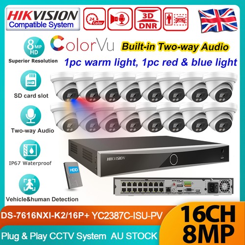 Hikvision canali 4k 8 - mp,