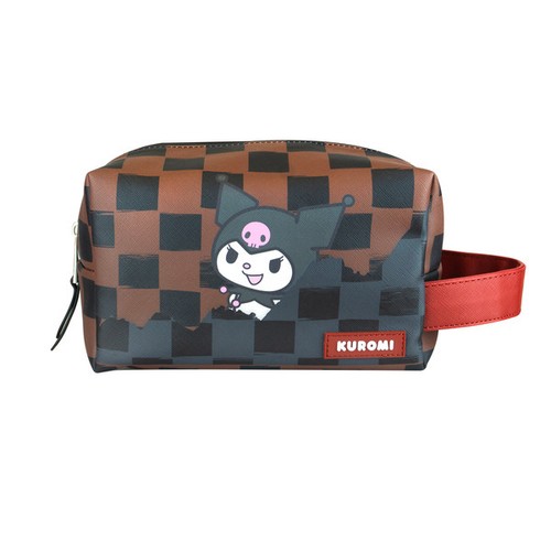 Beauty case kuromi checkered - kuromi,