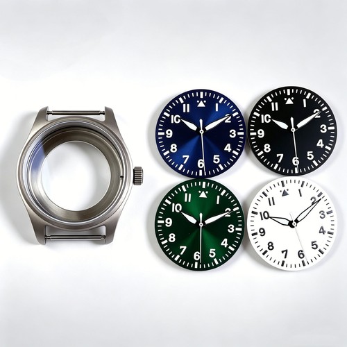 Cassa orologio pilota titanio