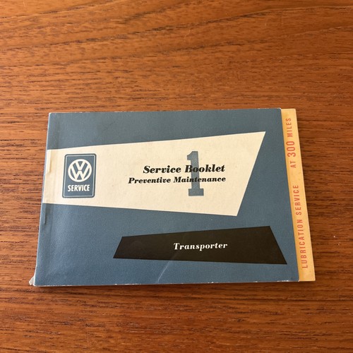 Transporter 1958 libretto - vw,