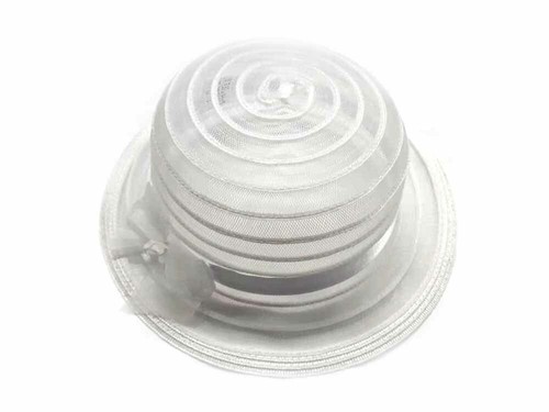 Cappello bianco bombetta - cappello,
