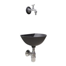 Fontana a muro colore ghisa