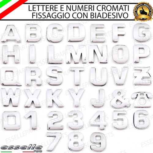 Lettere numeri adesivi - e,