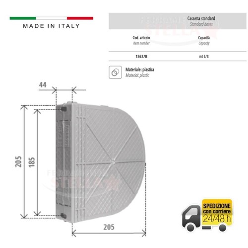 Cassetta custodia standard pvc - custodia,