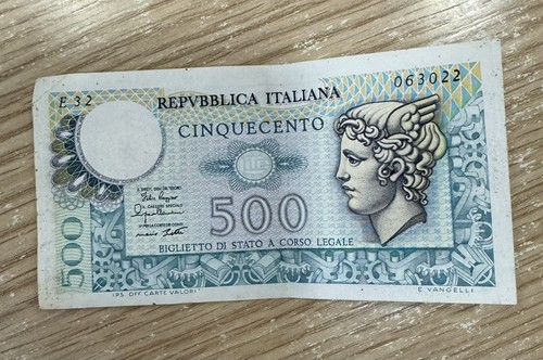 Banconota 500 lire - banconota,