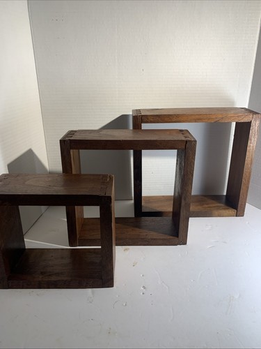 Mcm vintage cube legno mensola - mcm,