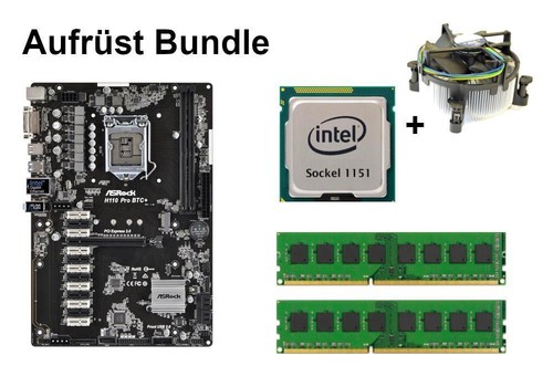 Bundle asrock h110 pro btc - pro, btc+
