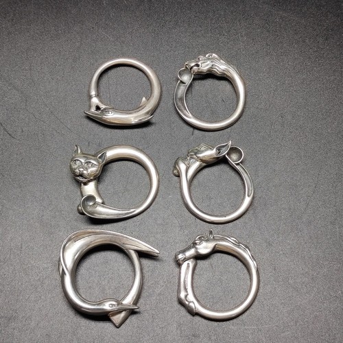 Set anelli in argento - set,
