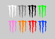 Adesivo Monster Energy fibra