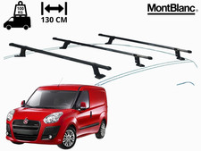 3 BARRE PORTATUTTO PORTAPACCHI TETTO PER FIAT DOBLO DA ANNO 2010- PROFESSIONAL