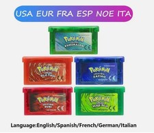 GBA Gioco Pokemon Cartuccia per Console Game Boy Advance Nintendo ds lite ITA