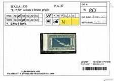 REGNO 1930 POSTA AEREA
