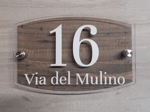Numero civico moderno - ,