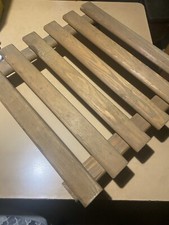 Carrello Porta Fiori Di Legno Con Ruote 