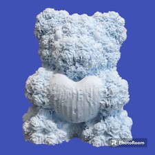 orso orsetto orsacchiotto Cuore Bomboniera Nascita Compleanno Statuina Bimbo