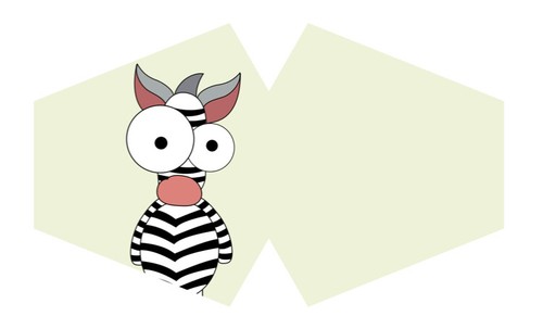 Mascherina viso bambini cotone