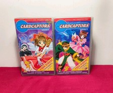 Cardcaptors The TV Series VHS Volumes 1,2,3,4 Original English Dub CITV TESTED