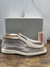 Santoni Polacco Open Walk Suede Beige   Luxury Santoni Uomo 46