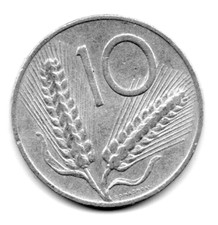 MONETE-Italia 10 Lire  "Due