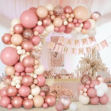 Kit Arco Palloncini Rosa Gold