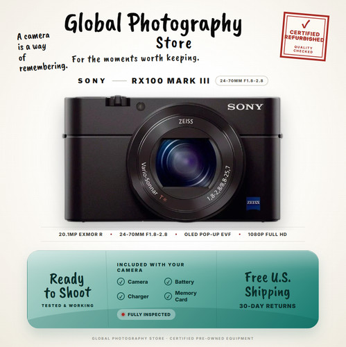 Sony rx100 iii 20mp - iii, 1